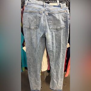 Re/Done Women’s Light Wash Blue Boot Cut Jeans 70s hi rise skinny boot cut